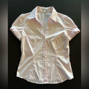Express Short Sleeve Fitted Button Down